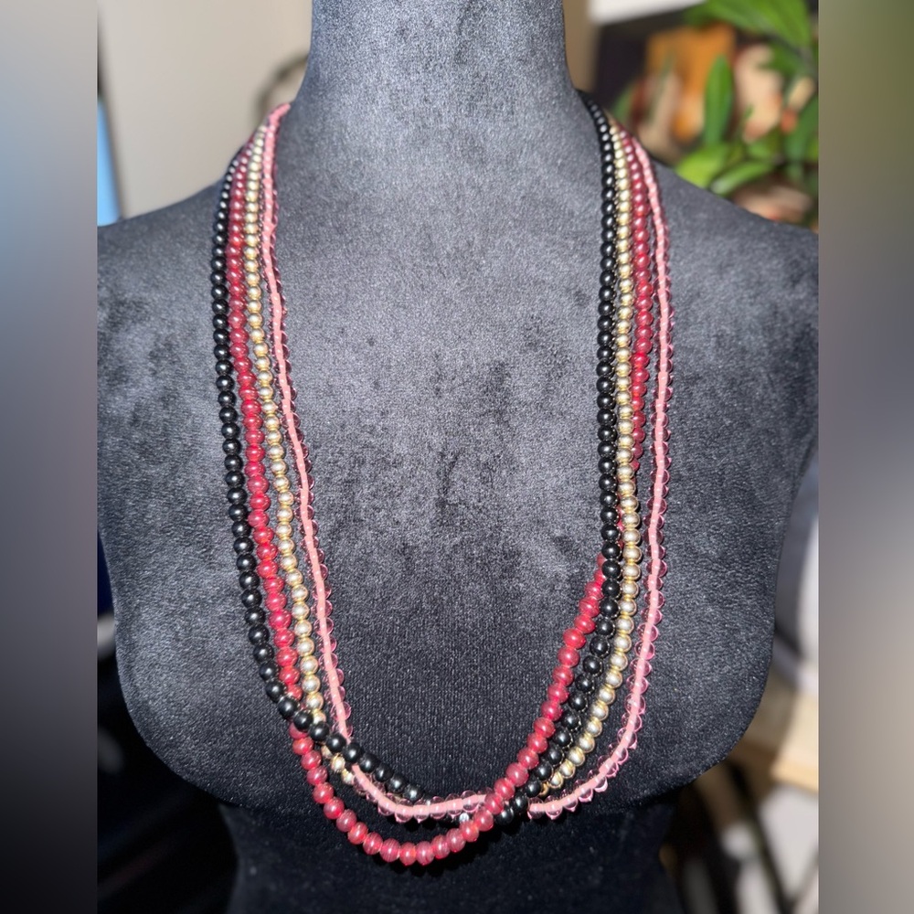 Chic Multicolor Beaded Necklace